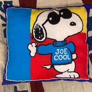vintage joe cool pillow